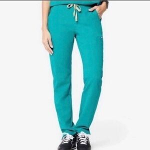 Figs Yola Skinny Scrub Pants XS Original Waist Teal